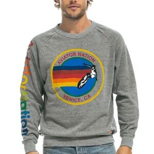Aviator Nation Gray Crewneck Austin TX